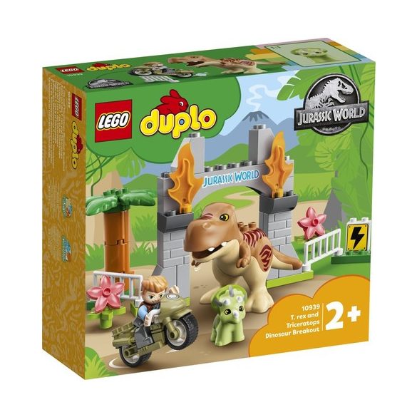 T. rex and Triceratops Dinosaur Breakout