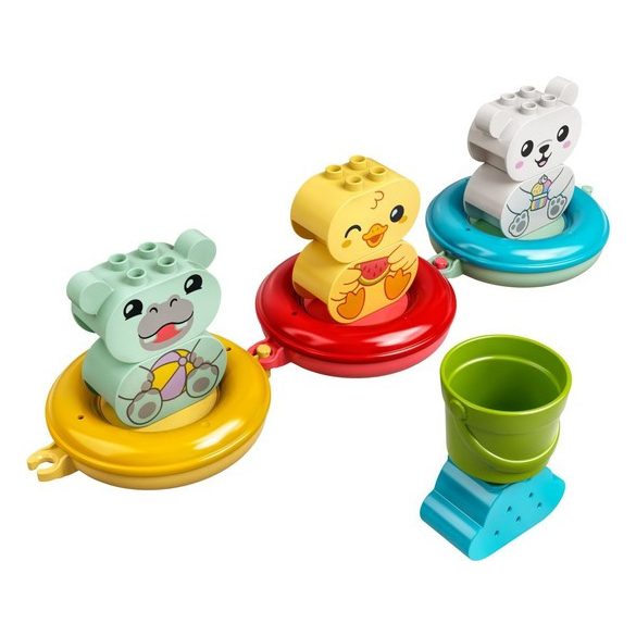 Bath Time Fun: Floating Animal Train