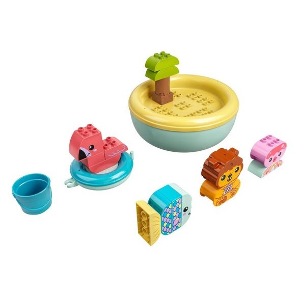 Bath Time Fun: Floating Animal Island