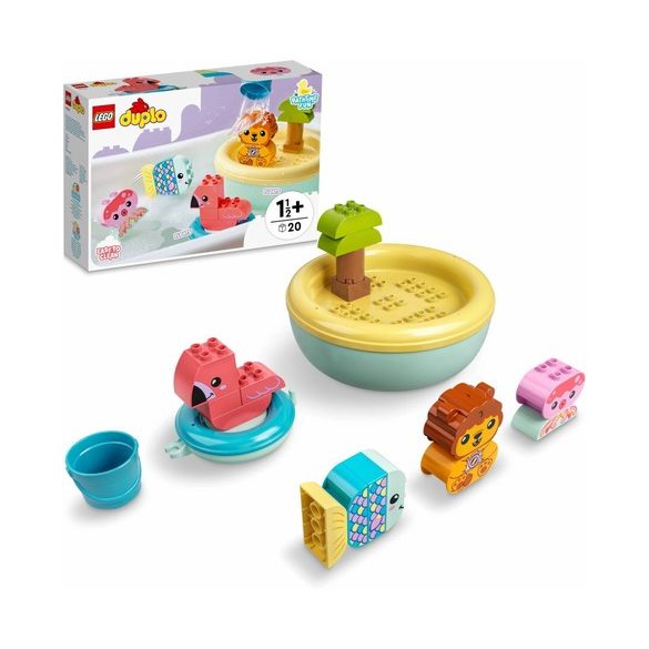 Bath Time Fun: Floating Animal Island