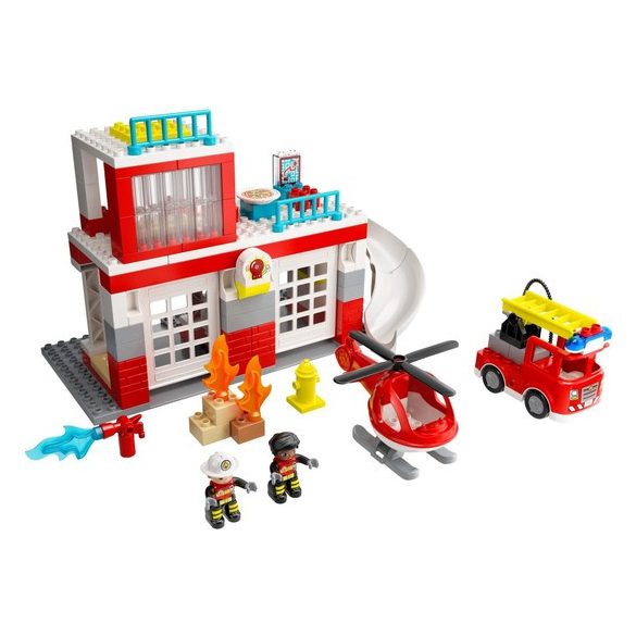 Fire Station & Helicopter