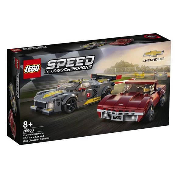 Chevrolet Corvette C8.R Race Car and 1969 Chevrolet Corvette