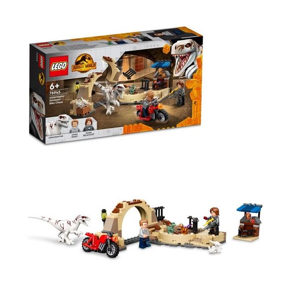 Atrociraptor Dinosaur: Bike Chase