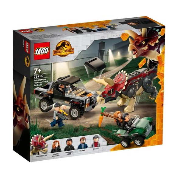 Triceratops Pickup Truck Ambush